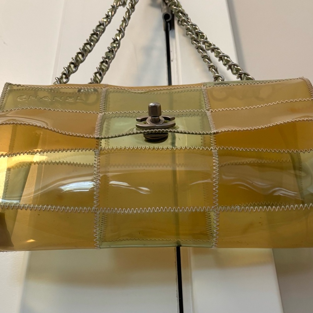 CHANEL Matelasse PVC Patchwork Flap Shoulder Bag - Picture 4 of 9